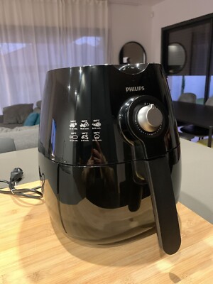 Airfryer Philips – Friteuse à Air Chaud 1400W – Noir, Utilisée Une Fois, Parfait état