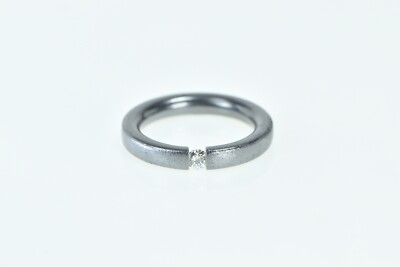 #ad Platinum Modern Pressure Set Diamond Engagement Ring *00 $999.96