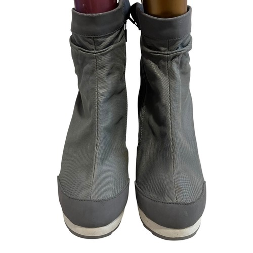 Puma Hussein Chalayan wedge sneakers 10.5 US womens gray nylon booties - Picture 2 of 16