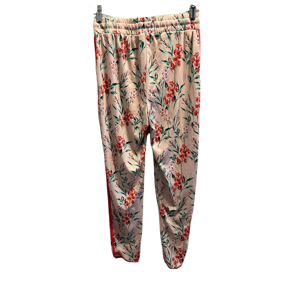 Ladies ECHO SIZE SMALL Sleepwear Graphic ORANGE PINK GREEN Lounge Sleep Pants - Image 2 of 4