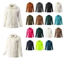 Soft Sherpa Front Zipper Side Pockets Jackets