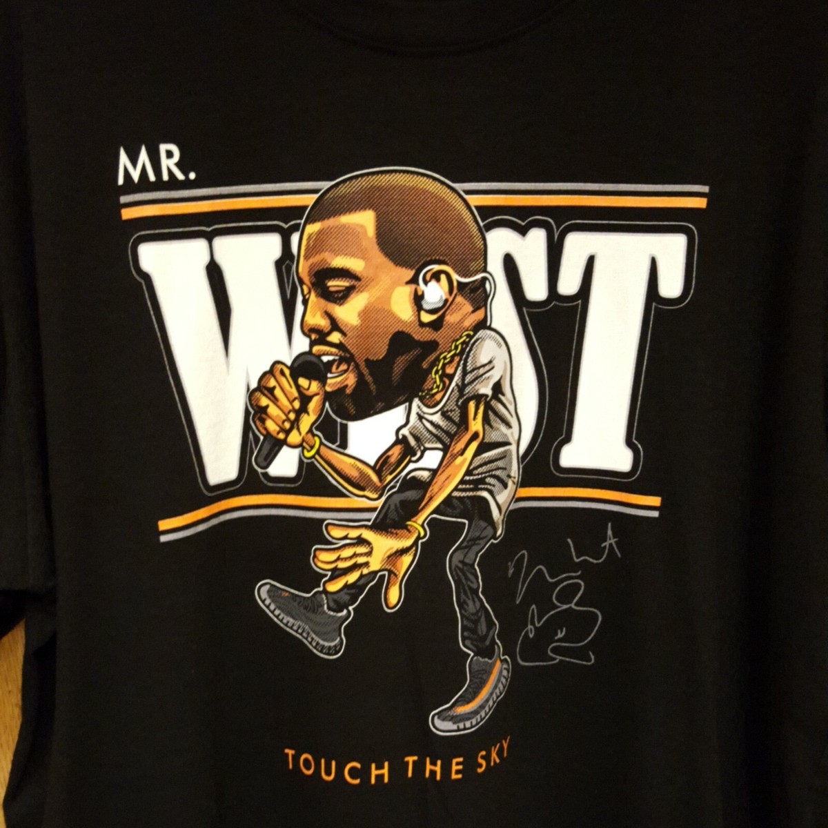 Kanye West T-shirt SZ.XL Mr.west Touch The Sky | eBay