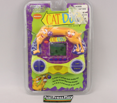 Rare VTG 1999 Tiger Electronics Nickelodeon Cat Dog Handheld LCD