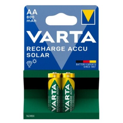 4x VARTA SolarAkku 56736 Mignon AA HR6 800mAh Rechargeable Accu NiMH