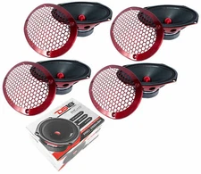 4) DS18 PRO-X694BM 6x9 Midrange Loud Speakers 1600W 4 ohm Pro Car Audio Mid Bass