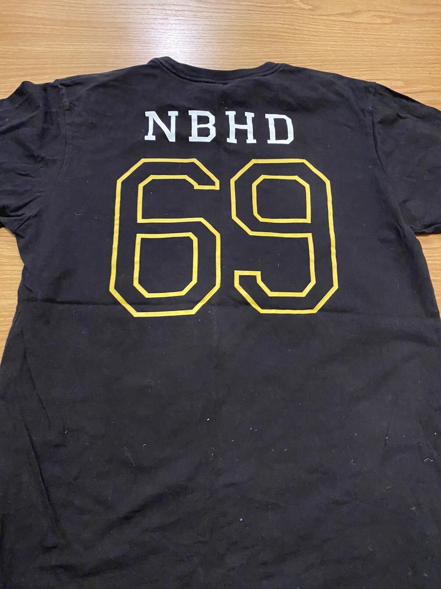 NEIGHBORHOOD x STUSSY 30TH ANNIVERSARY TEE SHIRT BLACK JAPAN