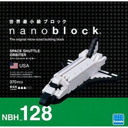 Nanoblock space shuttle orbiter 370 Pcs Building Block NBH-128