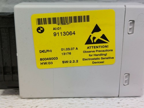 2008-2010 BMW 528i Center console switch control module OEM E60 3.0L ECU - Picture 8 of 12