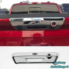 For Ford F-150 2021-24 Chrome Silver Rear Tailgate Door Handle Decor Cover Trim