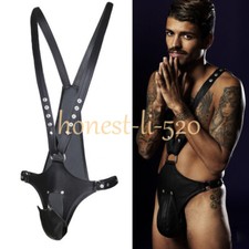 New wear Leder Harness Body Binding Belt Punk Rave Cage Chastity Panties