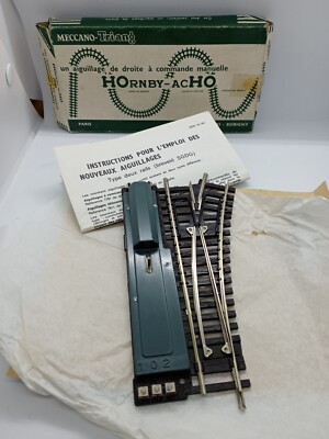 HOrnby-acHO, Weiche rechts manuell betätigt Ref:7781, mit Box.