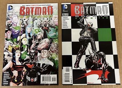 BATMAN BEYOND UNLIMITED #10 & 11 LOT (2013) DC; Beecher, Breyfogle et al; New