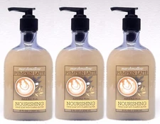 3 Bath & Body Works MARSHMALLOW PUMPKIN LATTE Nourishing Hand Soap Moisture