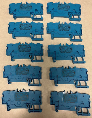 20021404 - Wago, Terminal Blocks, 2002Series, Blue (2002-1404) ****LOT of 10****
