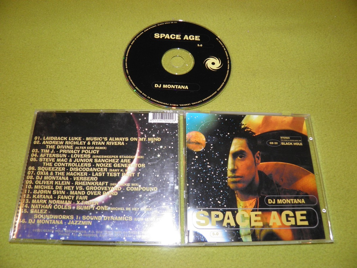 DJ Montana - Space Age 5.0 - RARE Dutch IMPORT 