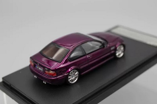 SW 1/64 Scale 1/64 BMW M3 E46 Purple Diecast Car Model Toy - Picture 4 of 6