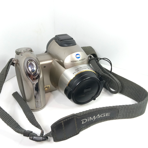 Konica Minolta DiMAGE Z6 6.0MP Digitalkamera silber mit SD Karte getestet funktioniert