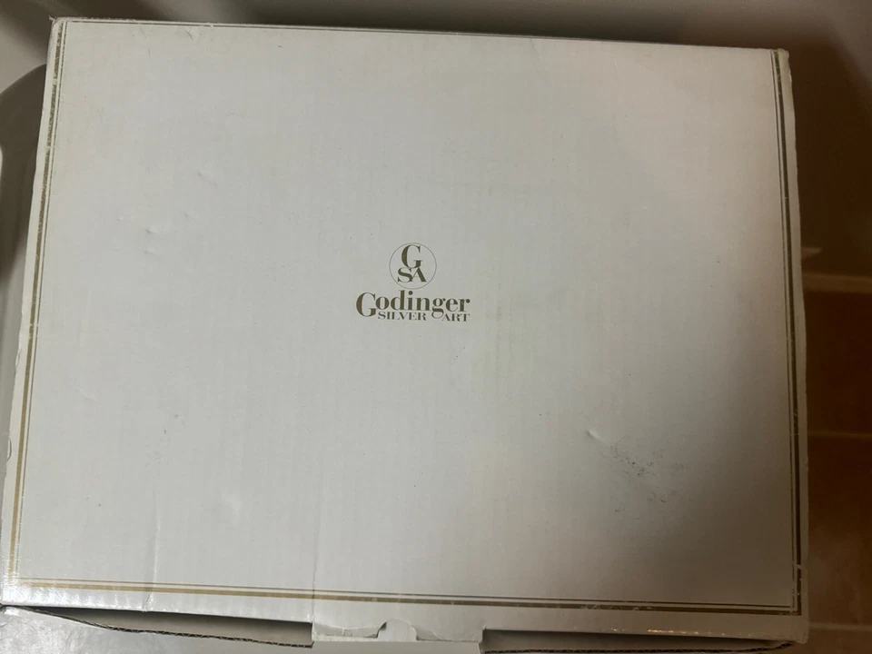 Godinger Juego de Servir 12 Piezas Cristal Corte NUEVO Hecho en Italia Foto 3 de 4