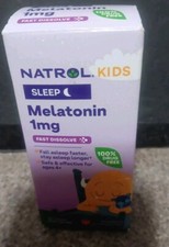 NATROL.KIDS Sleep Melatonin 1mg. 30 tablets Strawberry Fast Dissolve