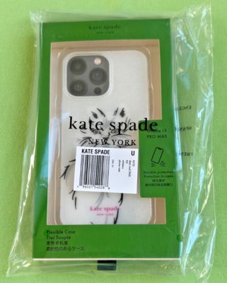 KATE SPADE WHISKERS CAT IPHONE 15 PRO MAX CASE:NWT CAT | eBay