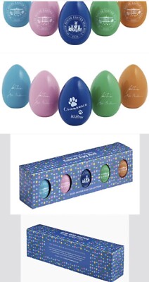 President Biden 2023 White House Easter Egg Set Of 5 signed Official New In Box