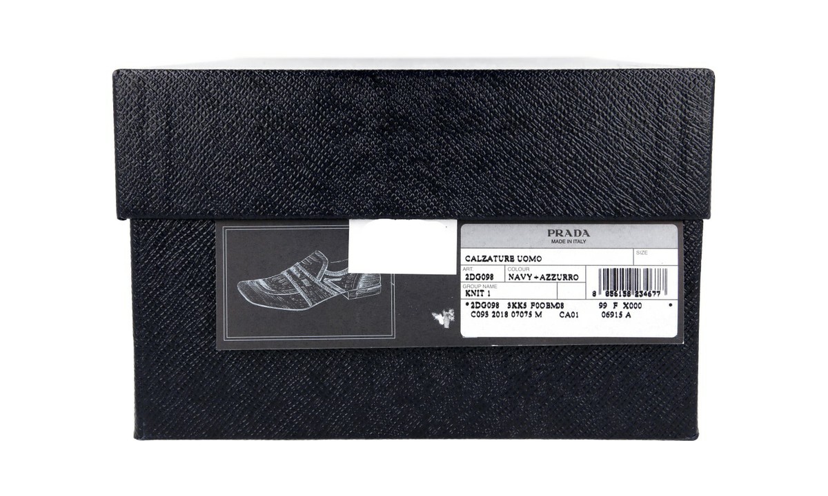 Prada Men\'s Textile Jacquard Mouline Knit Loafers 2DB239_055_F0002_F_X000_SLR.jpg main image 3