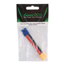 Gens Ace XT60 Male to EC3 Female Adapter Cable GEAX6M2E3F
