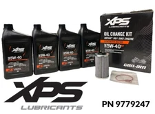 XPS Oil Change Kit Rotax 991 SM5 5W-40 Synthetic Blend 4T PN 9779247
