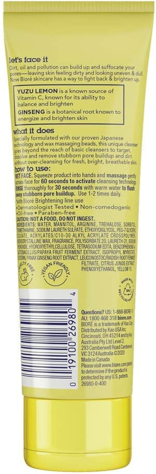 Biore Daily Brightening Jelly Cleanser, to Banish Pore Build UpAU eBay