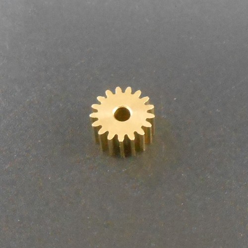 10Pc 0.4Mod 17T2A 172A Brass Gear Spur Pinion Bore Hole 2MM 1.98MM 4MM Leng 0.4M - Picture 4 of 8