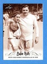 2016 Leaf Babe Ruth Collection #61 Babe Ruth New York Yankees