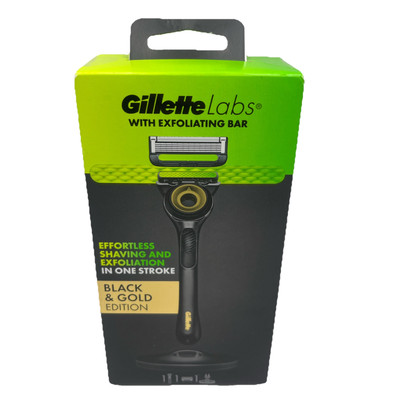 Gillette Labs with Peeling Bar Rasierer - Schwarz/Gold