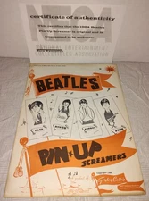 1964, Beatles, "PIN UP SCREAMERS"  w/ Original Envelope (Scarce / Vintage)