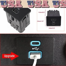 For Ford Bronco 2021-25 USB Media Hub Type A & C Charge Port Sync 3.4 Upgrade US