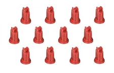 Pack of 12 - TeeJet Air Induction XR Flat Spray Tips Red 110° 0.4 GPM @ 40 PSI