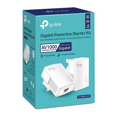NEU OVP TP-Link TL-PA7017 KIT AV1000 Gigabit Powerline Starter Kit