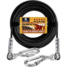 WATFOON Dog Leads for Yard, 1500LBS Break Strength, Stainless Steel Heavy Dut...