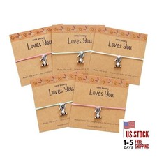 Easter Bracelets Basket Stuffers Gifts for Girls Kids - 3-5 PCS Adjustable 5PCS