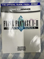 Final Fantasy 1 & 2 Dawn of Souls - Strategy Guide  Game Boy Advance Nintendo
