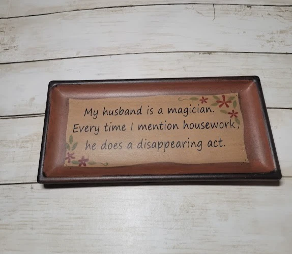 Michelle Kildow Decorative Tray- My Husband Is A Magician - Image 2 of 4