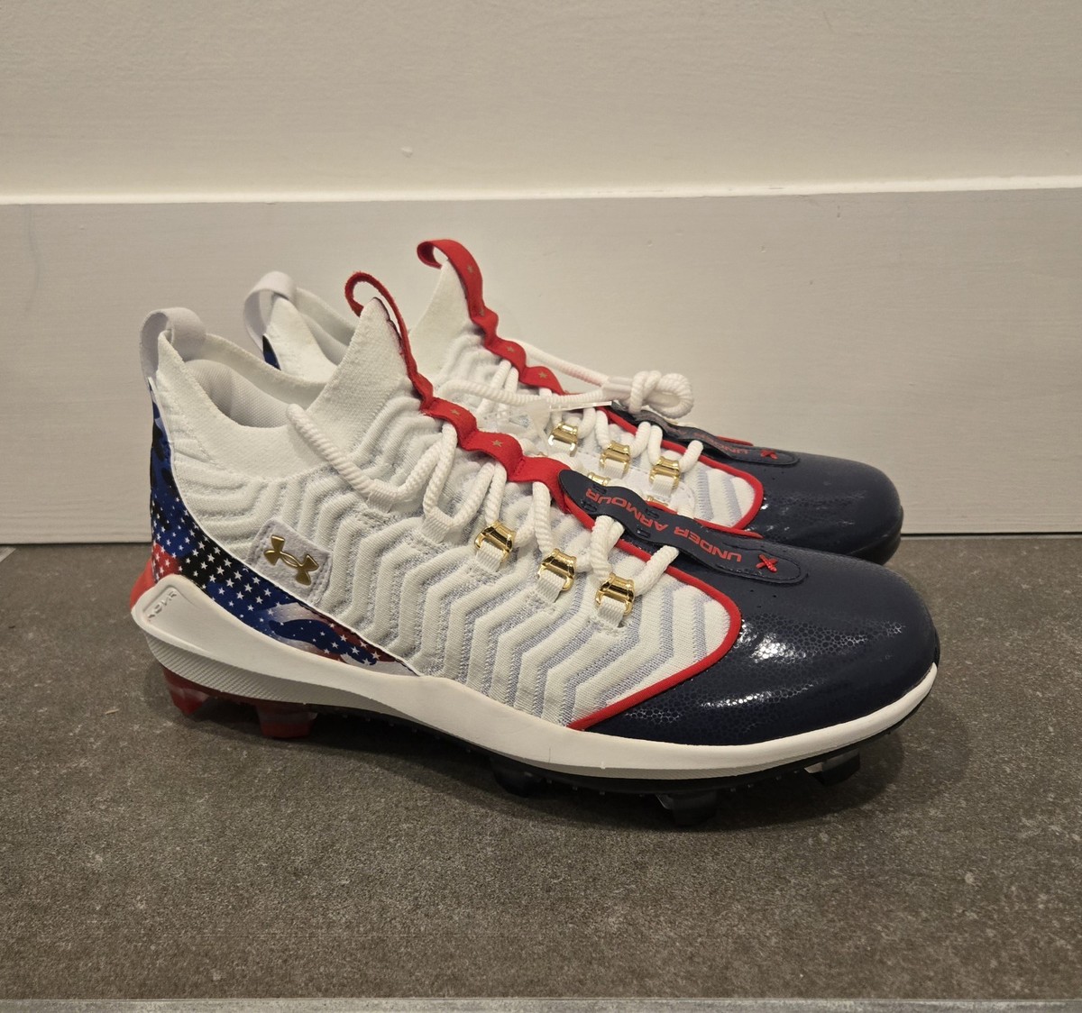 Under Armour Harper 9 Pro TPU USA Molded Baseball Cleats Men's Sz
