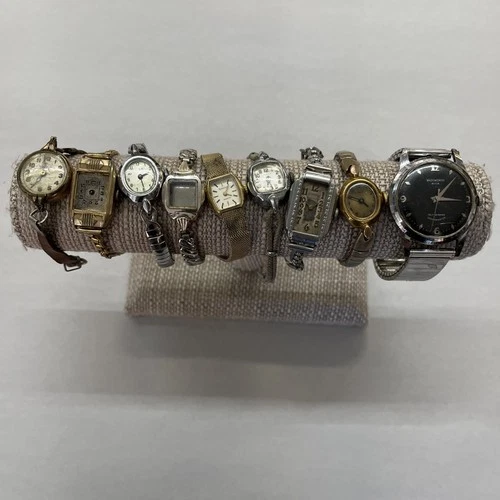 Vintage Women’s Watch Lot Of 9 - Non Working For Parts Or Repairs
