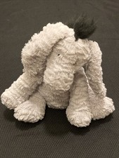 Jellycat - Fuddlewuddle Donkey - Medium Plush Soft Toy 9" OG Light Grey Down Ear