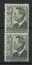Australia 1950-52 GVI 3d Coil Pair SG237da MNH Cat&pound;30
