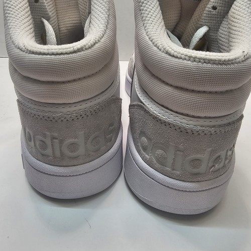 Adidas Aros Zapatos 3.0 Medianos Para Hombre Talla 7.5 Tenis de Baloncesto Blanco Gris Raro - Imagen 7 de 9