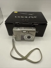 Nikon Coolpix L11 Digital Camera With Box & All Accessories Except No SD Card
