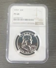 1959 Proof Franklin Silver Half Dollar NGC PF68 Coin