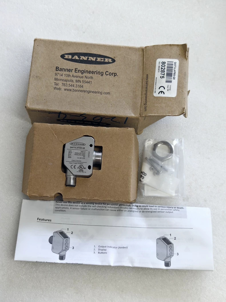 1PS New Banner Q4XTULAF500-Q8 Laser Sensor 802875 Welcome orders | eBay