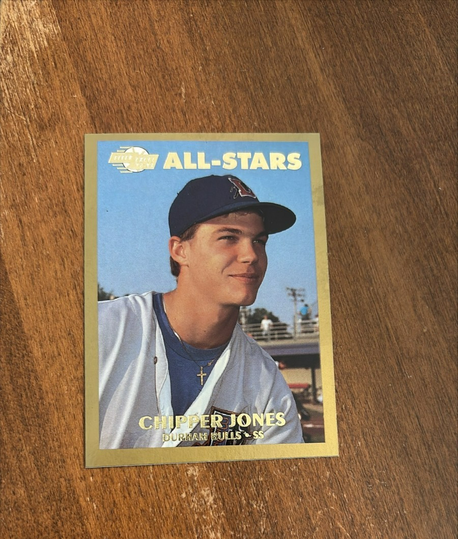 Chipper Jones 1992-93 Fleer Excel All Stars #2 Atlanta Braves HOF