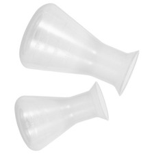  2 Pcs Fiole Erlenmeyer De Laboratoire Bécher Chimie Betters Plastique Pour Fête